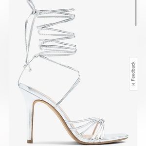 Express Strappy Tie-Up Heeled Sandals